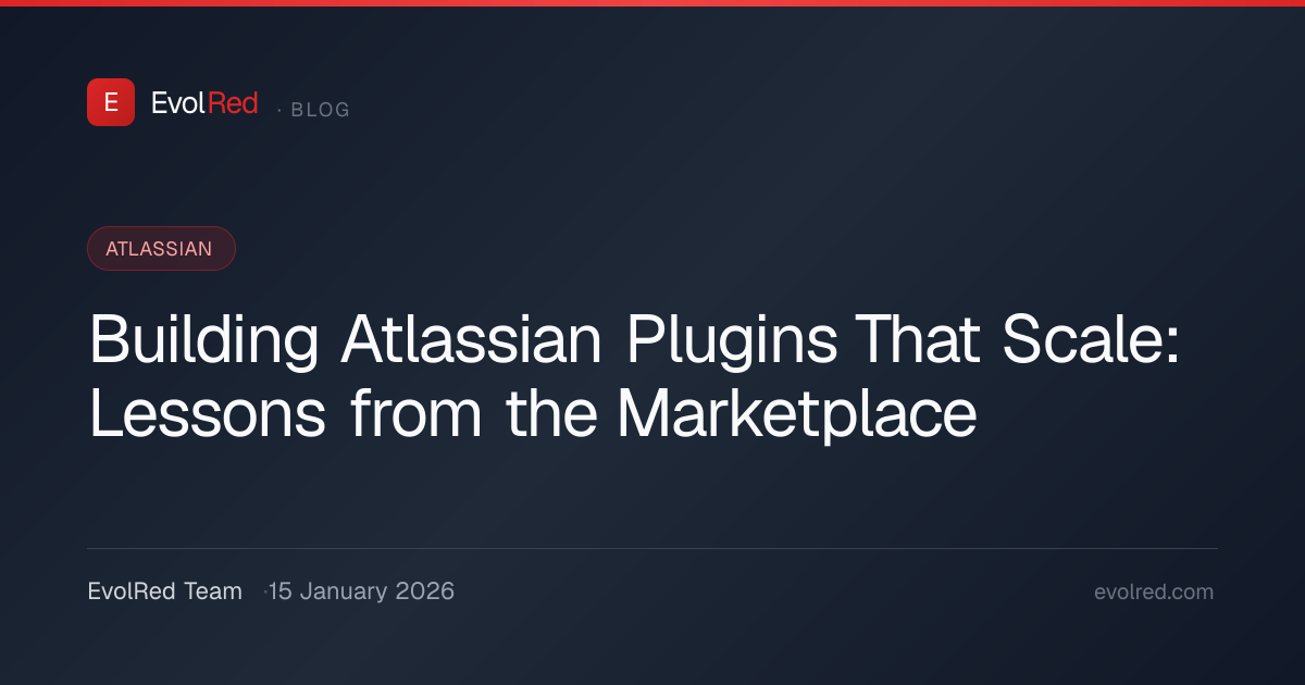 Building Atlassian Plugins That Scale: Lessons from the Marketplace ...